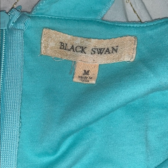 SORING TEAL FIT AND FLARE DRESS - Picture 4 of 6